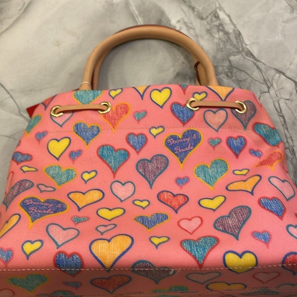 Dooney & Bourke Pink Hearts Purse - Picture 2 of 6